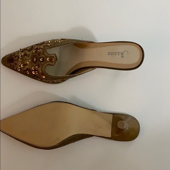 Vintage Mule paillette